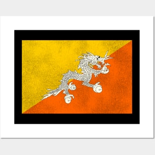 Bhutan Flag Posters and Art